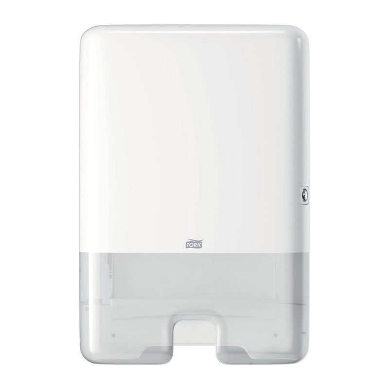 Distributeur blanc essuie-mains interfoliés TORK H2