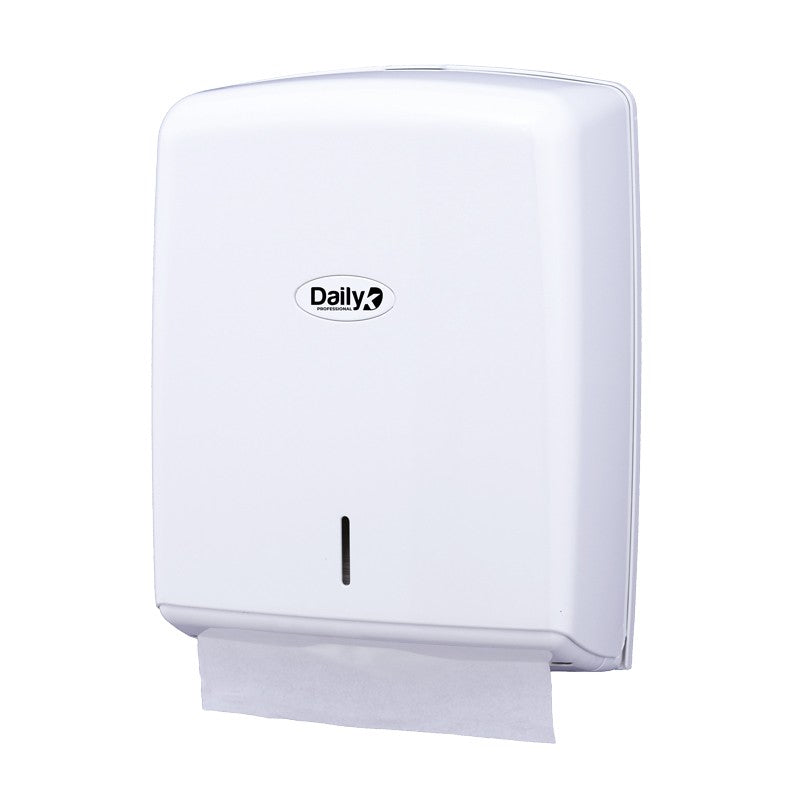 Distributeur essuie-mains pliés ABS Blanc