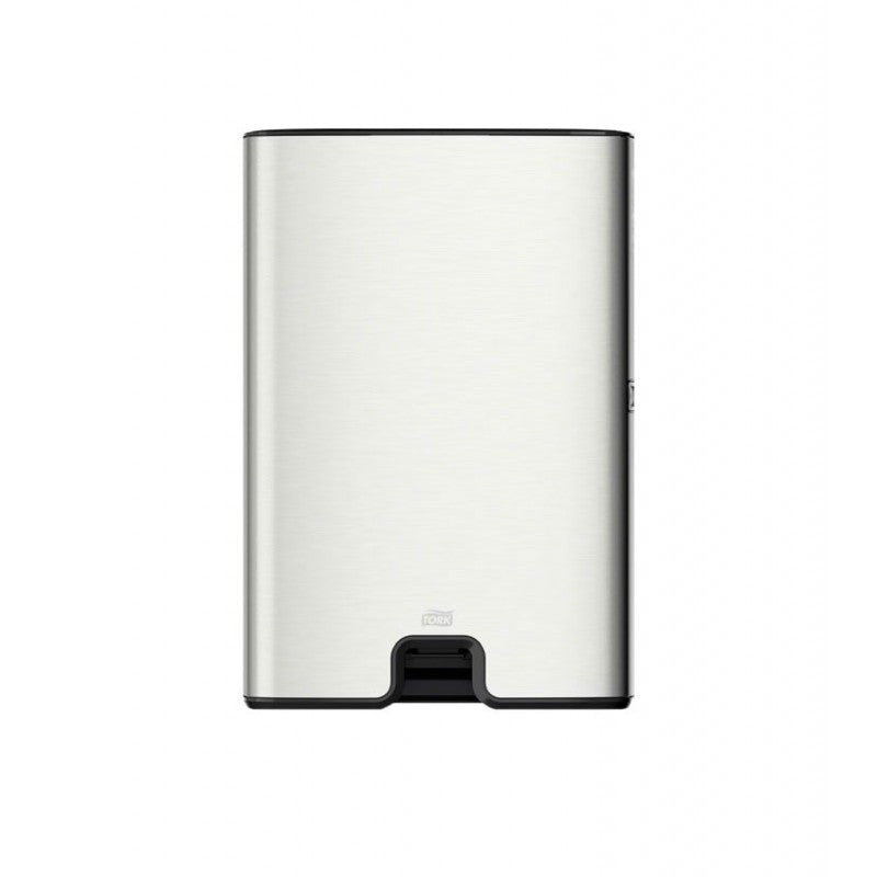 Distributeur TORK XPRESS H2 Inox vue de profil dimensions