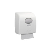 Distributeur AQUARIUS SLIMROLL blanc vue detail systeme fermeture