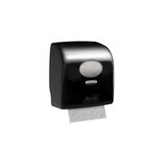 Distributeur essuie-mains AQUARIUS noir dimensions profil lateral