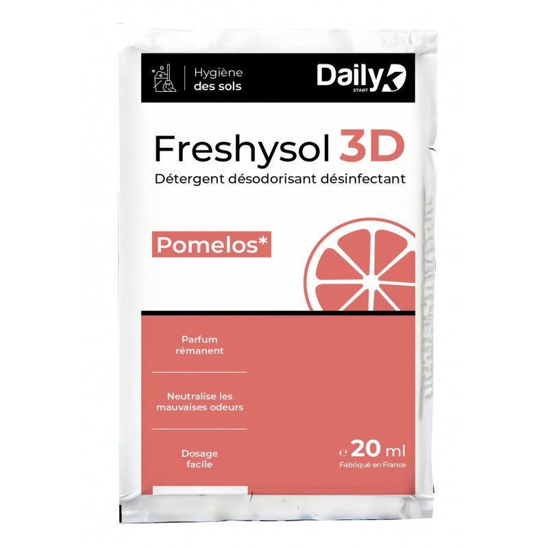 Dosette 20ml nettoyant desodorisant desinfectant Freshysol 3D
