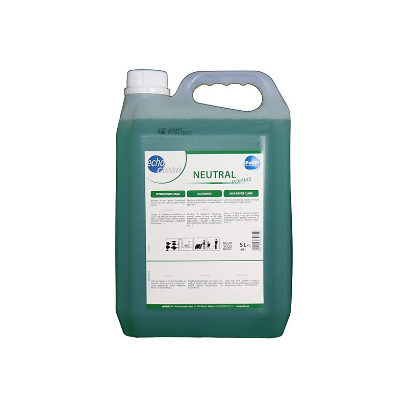 ECHOCLEAN NEUTRAL Nettoyant désodorisant multi-usages - Bidon 5L