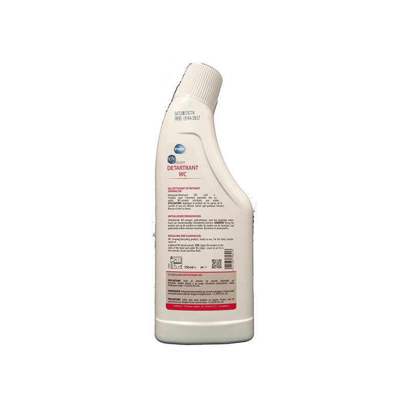 Gel WC nettoyant détartrant journalier ECHOCLEAN- Flacon 750ml