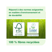 Colis 6 rouleaux essuie-mains Tork 2 plis 160m professionnel