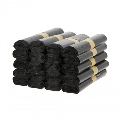 Sac poubelle 50L noir basse densité 30µ Hemera Distribution 680x750mm