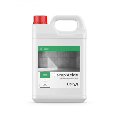 Détartrant Décap Acide DAILYK bidon 5L incolore sans parfum