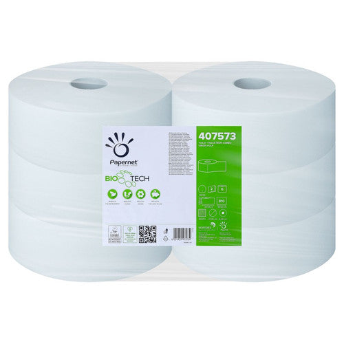 PH maxi jumbo 247m  Bio Tech SUP 2 pl pure cellulose - Colis 6 rlx