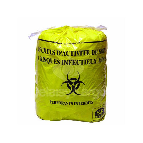 SP 50L jaune BD NF-X 30-501 24µ 680x750mm - Ct. de 500 Sacs