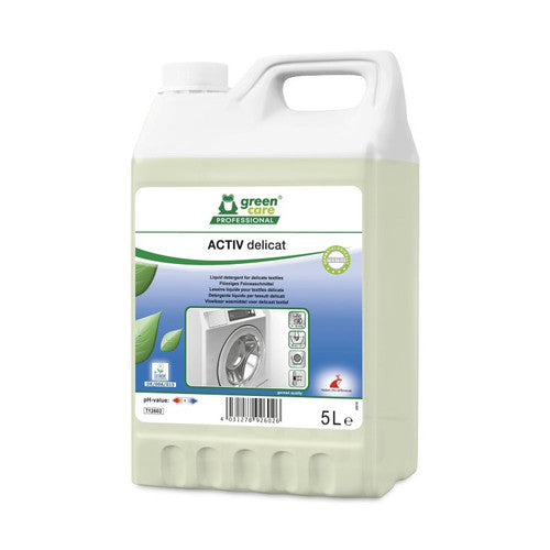 Lessive liquide ACTIV DELICAT GREEN CARE ECOLABEL - Bidon 5L