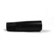 Embout plastique vis filetage français noir ref PLTHFRBL
