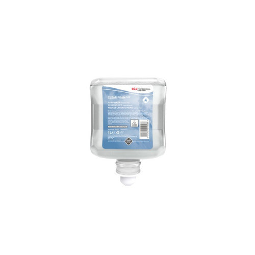 Mousse lavante douce mains/corps CLEAR FOAM 1L ECOLABEL - Ct 6 cart