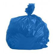 Sac poubelle 50L bleu HD 14 microns Hemera Distribution ref 124067