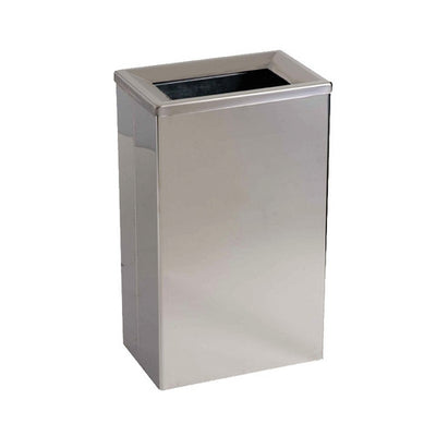 Corbeille anti-feu 25L inox brosse MEDIAL INTERNATIONAL ref 129988