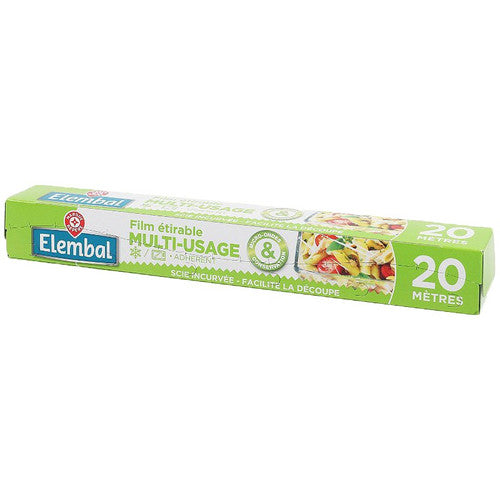 Film alimentaire étirable 29cm x 20m - Unité