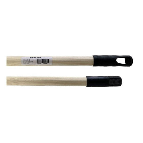 Manche bois 130cm attache et vis