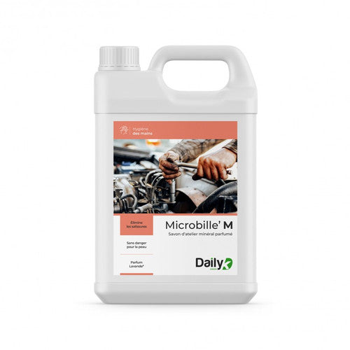 MICROBILLE'M Savon d'atelier base minerale DAILYK GREEN - Bidon de 5L
