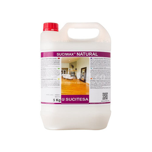 SUCIWAX NATURAL Emulsion de protection sols - Bidon de 5 kgs