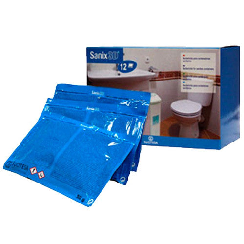 Poudre désinfectante désodorisante poubelle SANIX 3D sch 50gr-Lot 12