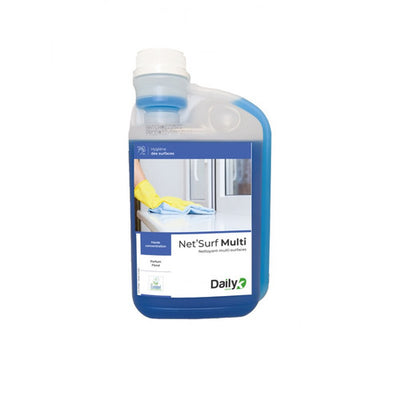 Détergent multisurf NET'SURF MULTI Ecolabel DAILYK flacon doseur 1L
