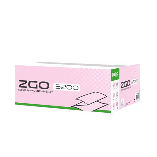 Essuie-mains Z blanc ZGO 3200 DAILYK GREEN ECOLABEL  - Ct 3200 fts