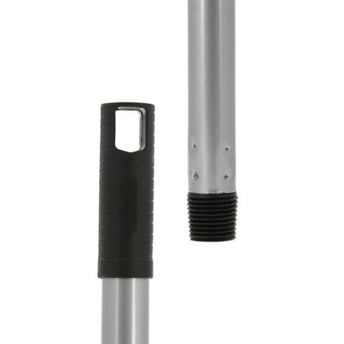 Manche acier plastifié gris argent 140 cm à vis Hemera