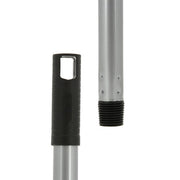 Manche acier plastifié gris argent 140 cm à vis Hemera