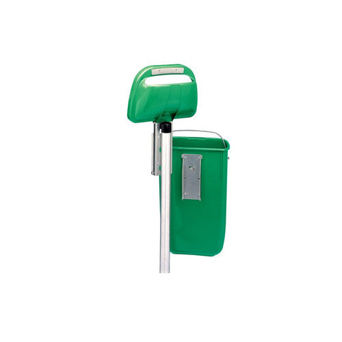 Poteau vert Ø60mm H1200mm pour poubelle CLASSIC réf 131459