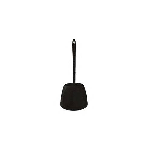 Combiné WC porte-balayette et brosse - Noir