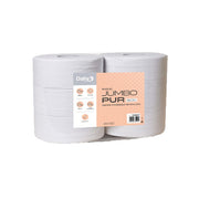 Papier hygienique Maxi Jumbo Pur 600m DailyK Start 1 pli blanc