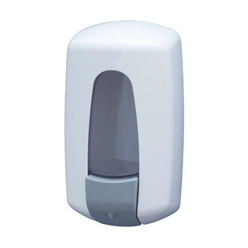 Distributeur de savon vrac AITANA 900ml ABS blanc vue face