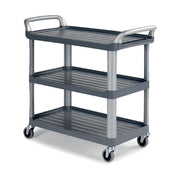 Chariot de service 3 plateaux Silver 1310 gris Hemera Distribution