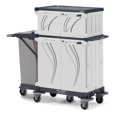 Chariot hotelier EMOTION DRIVE DME 133069 avec portes polypropylene