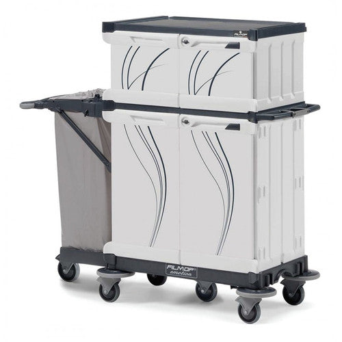 Chariot hotelier EMOTION DRIVE DME 133069 avec portes polypropylene