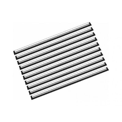 Barrette caoutchouc dur 45 cm acier inoxydable Guialto