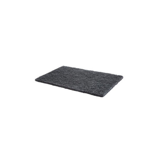 Tampon abrasif noir 15x23cm Hemera ref 127712 paquet de 10