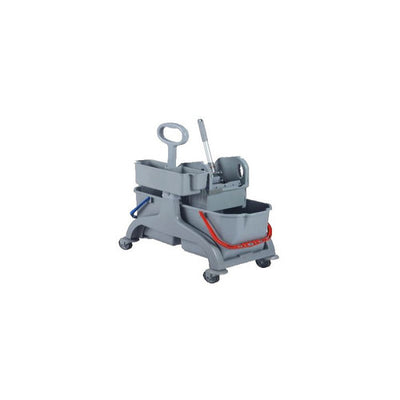 Chariot double seaux 2X18L avec presse à plat