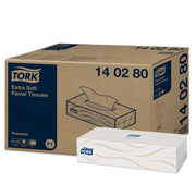 Tork 140280 mouchoirs Premium 2 plis blanc boite 100F Ecolabel
