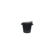 Poubelle basse ronde noire Premium 75L Hemera Distribution vue generale