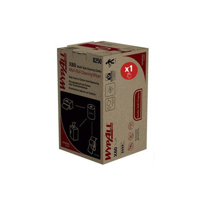 Kimberly-Clark WypAll X60 Midi Roll bleu 235 feuilles 8250
