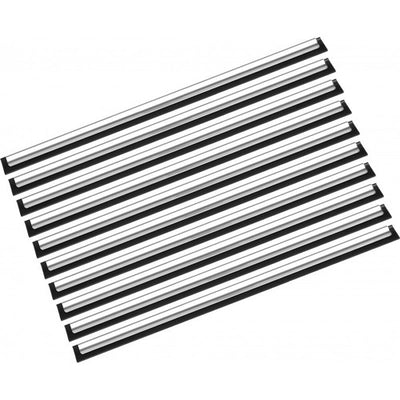 Barrette avec lamelle caoutchouc dur 35cm Guialto acier inoxydable