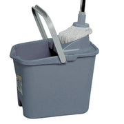 Seau 14L avec essoreur Mery ref 126605 coloris gris