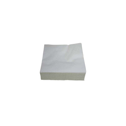 Serviette pure ouate blanche 1 pli 30x30cm - Ct. de 4000