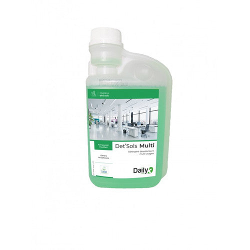 Détergent DET'SOLS MULTI Ecolabel DAILYK GREEN bidon 1L