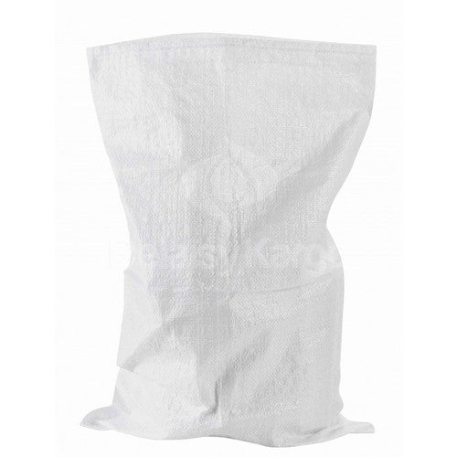 Sac gravats 80L PP tissé blanc 550x950mm - lot de 10