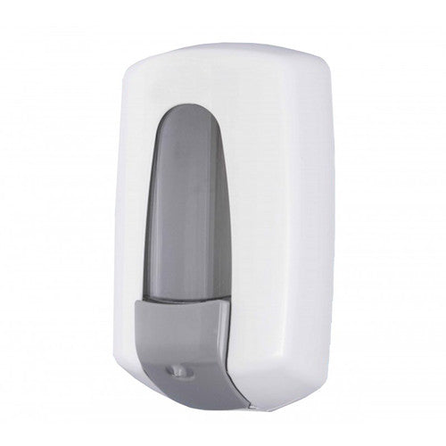 Distributeur gel hydroalcoolique Jofel Aitana blanc 900 ml vue face