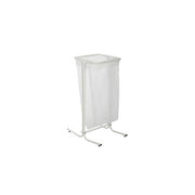 Support sac tubulaire sur pied TUBAG 110L blanc acier - Hemera Distribution