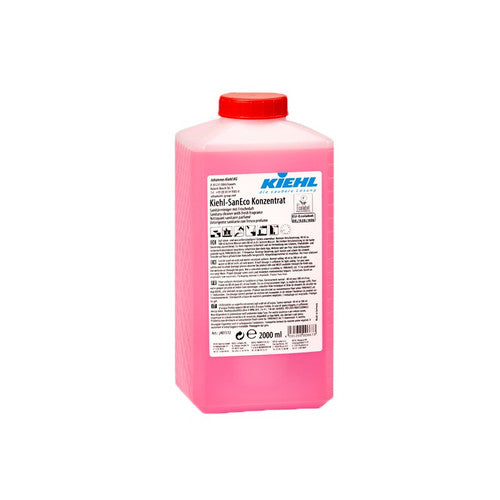Nettoyant sanitaires écolabel SanEco concentré - Ct. 3 flacons x 2L