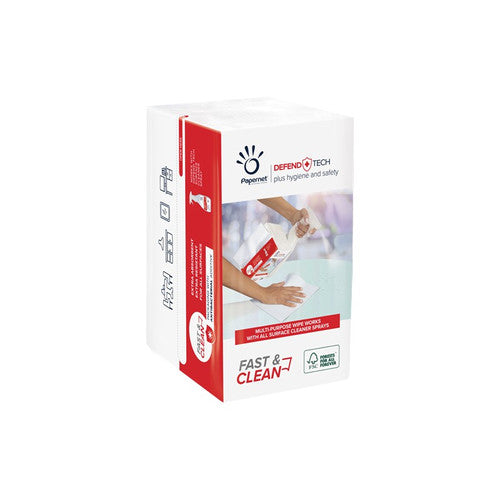 Lingettes -pure ouate de celulose 2 pl. FAST&CLEAN - 20x100 feuilles