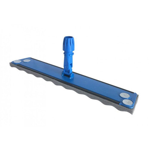 Balai trapèze semelle mousse 60cm bleu gris ref 126027